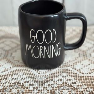 Rae Dunn Black Coffee Mug Minimalist Ceramic Design